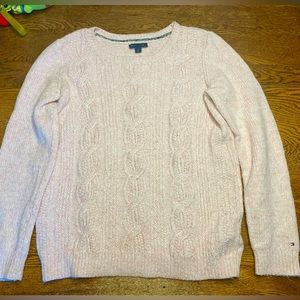 Tommy Hilfiger Women's Cable Knit Sweater - Classic Pink - Size M